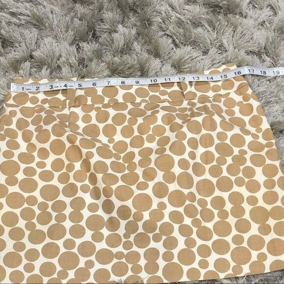 J.Crew Deco Dot Mini Pencil Skirt Size 8 - Picture 4 of 8
